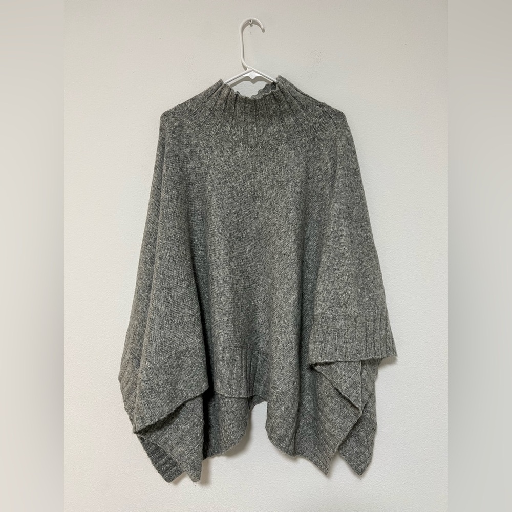 Lou & Grey Cape Knit Poncho Sweater